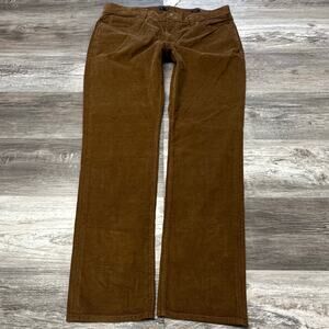 NWT J. Crew Brown Mens 38x32 Slim Fit Flex‎ Corduroy Pants Stretch Cords
